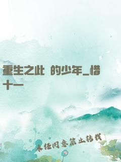 重生之此間的少年