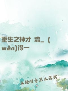 重生之神才風流