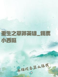 重生之草莽英雄