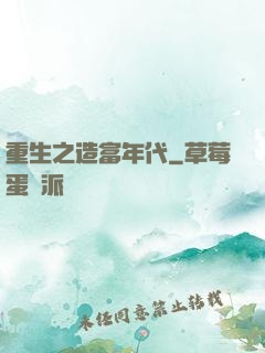 重生之造富年代