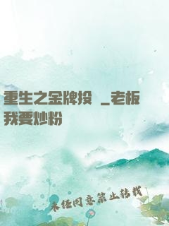 重生之金牌投資