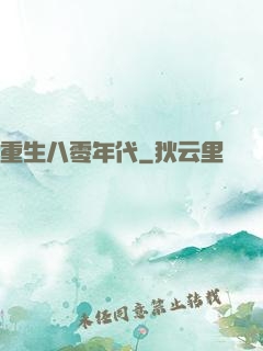 重生八零年代