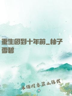 重生回到十年前