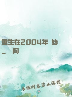 重生在2004年開始