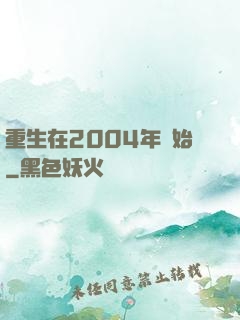 重生在2004年開始