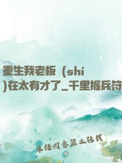 重生我老板實(shí)在太有才了