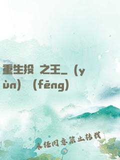 重生投資之王