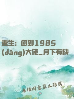重生：回到1985當(dāng)大佬