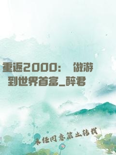 重返2000：從做游戲到世界首富