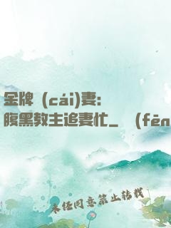 金牌財(cái)妻：腹黑教主追妻忙