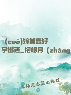 錯(cuò)嫁前妻好孕出逃