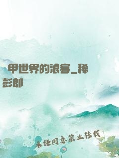 鎧甲世界的浪客