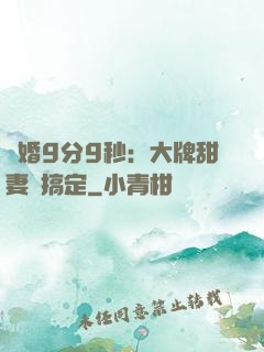 閃婚9分9秒：大牌甜妻難搞定