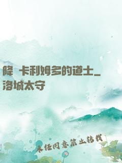 降臨卡利姆多的道士