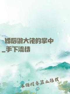 隱婚后做大佬的掌中嬌
