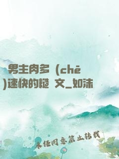 雙男主肉多車(chē)速快的糙漢文