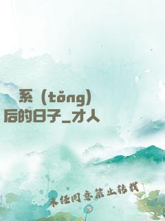 離開系統(tǒng)后的日子