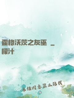 霍格沃茨之灰巫師