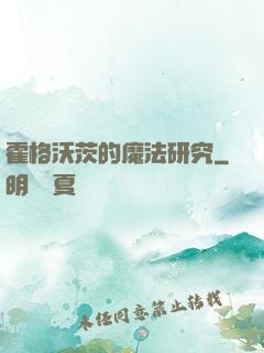 霍格沃茨的魔法研究