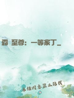 霸艷至尊：一等家丁