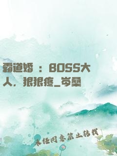 霸道婚寵：BOSS大人，狠狠疼