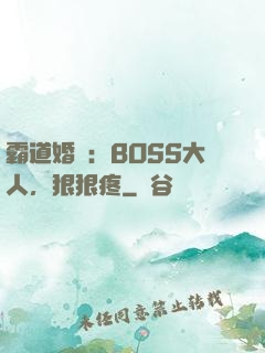 霸道婚寵：BOSS大人，狠狠疼