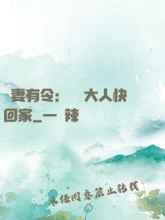 頑妻有令：將軍大人快回家
