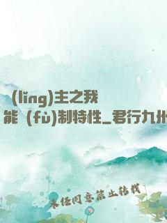 領(lǐng)主之我能復(fù)制特性