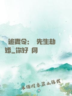 頭號追妻令：陸先生劫個婚