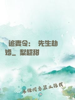 頭號追妻令：陸先生劫個婚