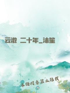 風云激蕩二十年