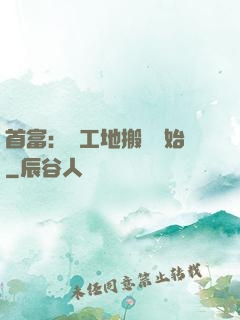 首富：從工地搬磚開始