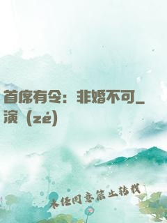 首席有令：非婚不可
