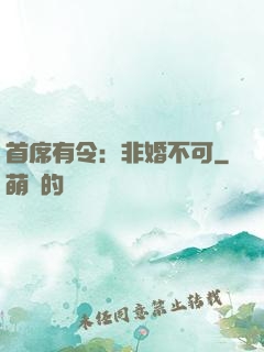 首席有令：非婚不可