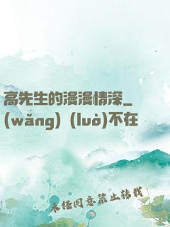 高先生的漫漫情深