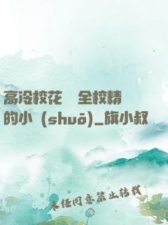 高冷?；S為全校精靈的小說(shuō)