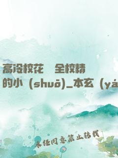 高冷?；S為全校精靈的小說(shuō)