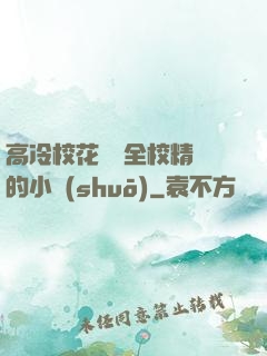 高冷?；S為全校精靈的小說(shuō)