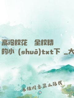 高冷?；S為全校精靈的小說(shuō)txt下載