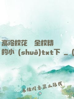 高冷?；S為全校精靈的小說(shuō)txt下載