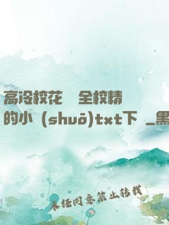 高冷?；S為全校精靈的小說(shuō)txt下載