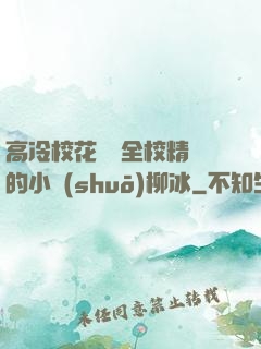 高冷?；S為全校精靈的小說(shuō)柳冰