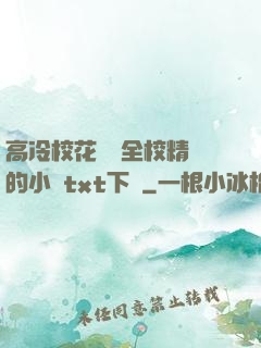 高冷?；S為全校精靈的小說txt下載