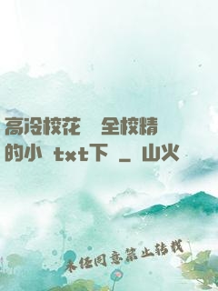 高冷?；S為全校精靈的小說txt下載