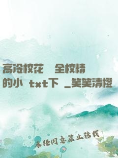 高冷?；S為全校精靈的小說txt下載