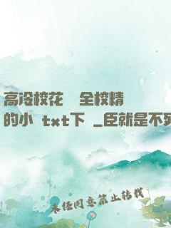 高冷?；S為全校精靈的小說txt下載
