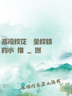 高冷?；S為全校精靈的小說推薦