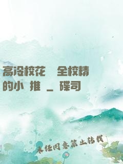 高冷?；S為全校精靈的小說推薦