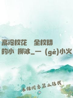 高冷?；S為全校精靈的小說柳冰