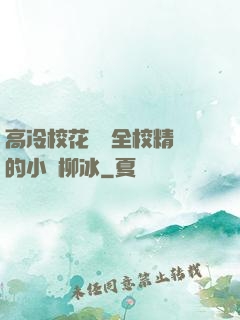 高冷?；S為全校精靈的小說柳冰